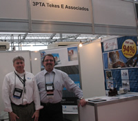 PMI Global Congress LA2008, Gerhard Tekes com Gary Goldfisher do PMI, Director for professional Development